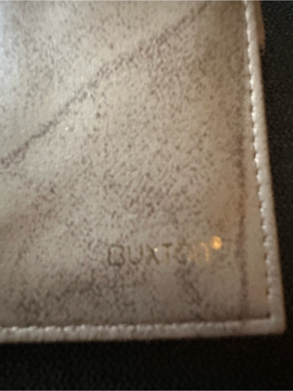 Buxton Women’s Tan Leather Snap Wallet with Embossed Floral Detail - Picture 2 of 7